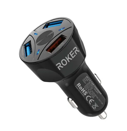 CAR CHARGER GALAXY 3USB 1QC 3 rk_crc5_b