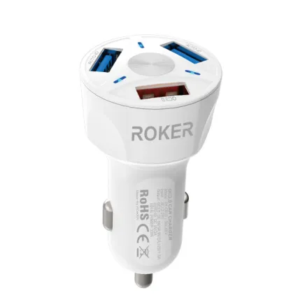 CAR CHARGER GALAXY 3USB 1QC 5 rk_crc5_w1