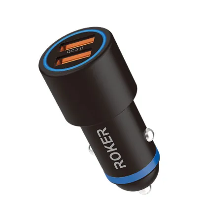 CAR CHARGER HYPER DUAL QC 36W 2 rk_crc7_b1